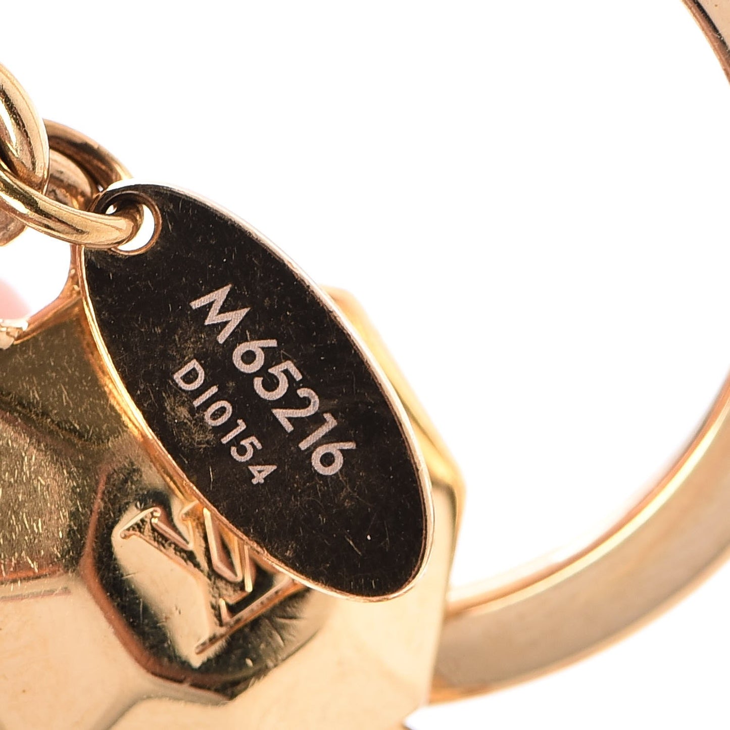 LV Facettes Bag Charm Key Holder Gold