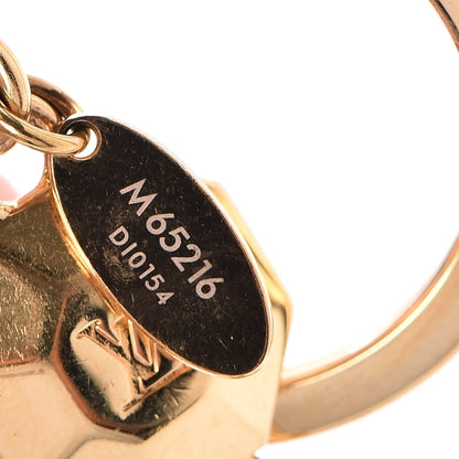 Louis Vuitton LV Facettes Bag Charm Key Holder Gold 4 of 4