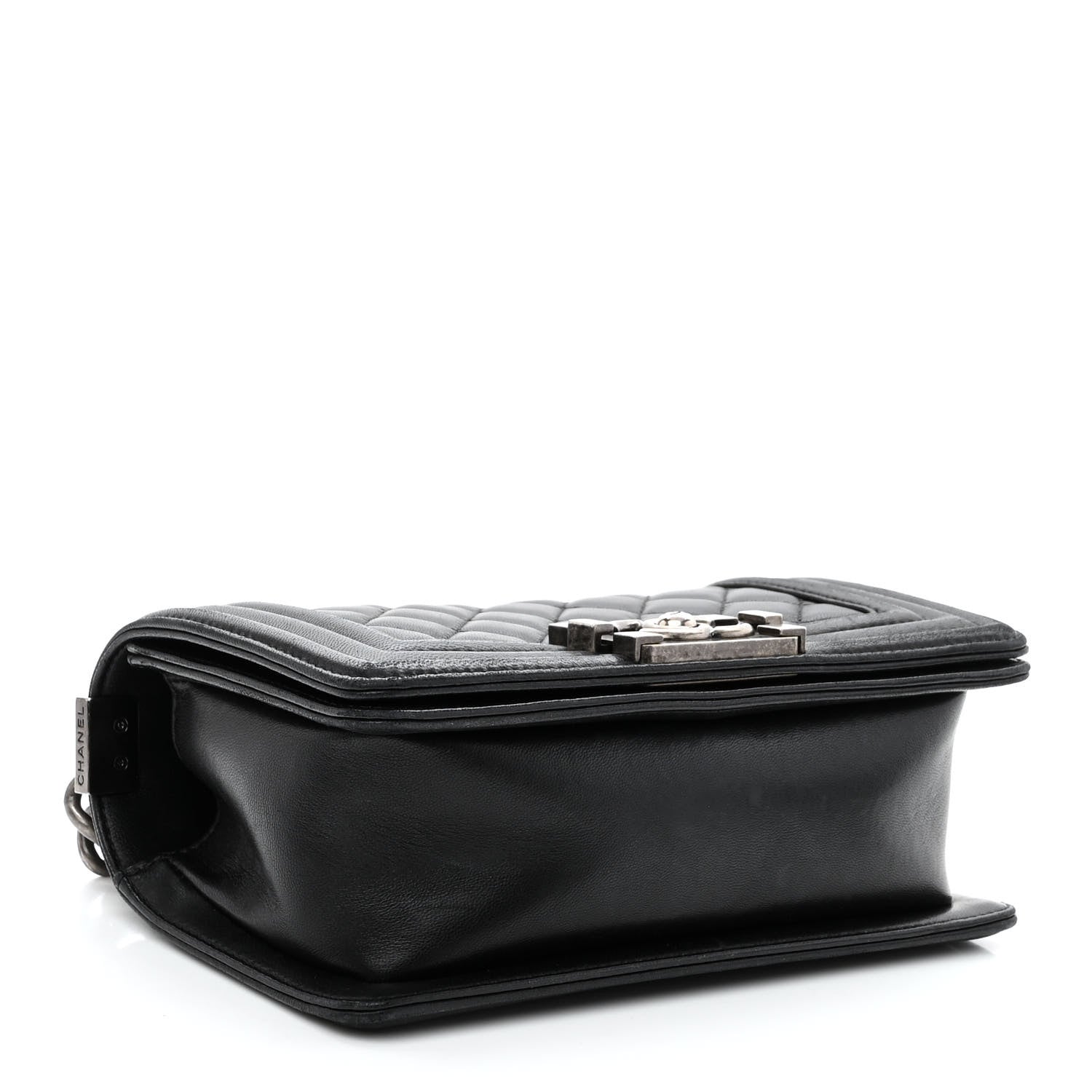 Chanel Lambskin Quilted Small Boy Flap Black 4 of 10