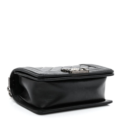 Chanel Lambskin Quilted Small Boy Flap Black 4 of 10