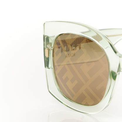 Fendi Acetate FF Sunglasses FF 0436/G/S Green 8 of 9