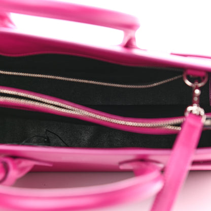 Saint Laurent Calfskin Small Sac De Jour Electric Pink 4 of 8