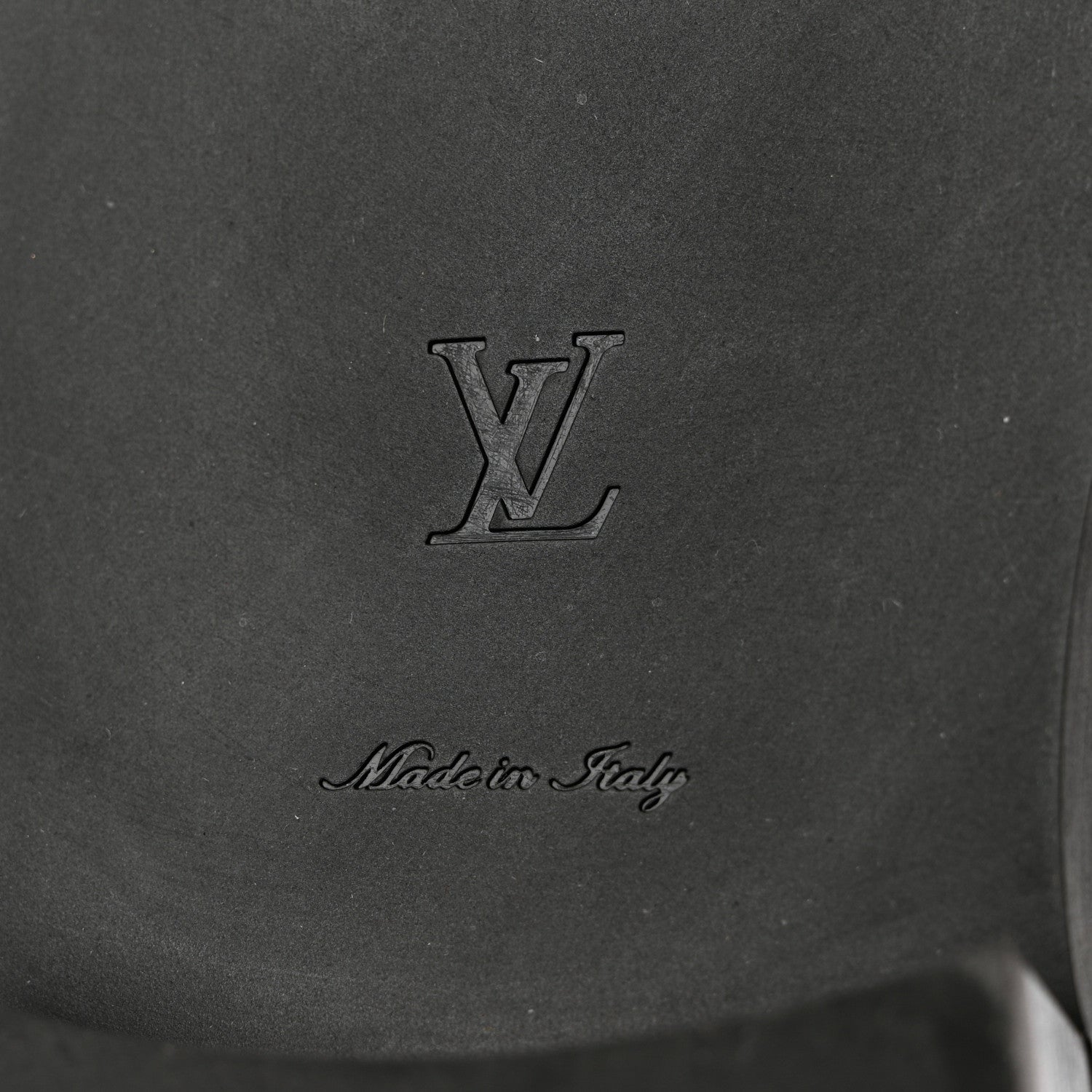 Louis Vuitton Calfskin Embossed Monogram Rebellion Half Boots 37.5 Black 8 of 13