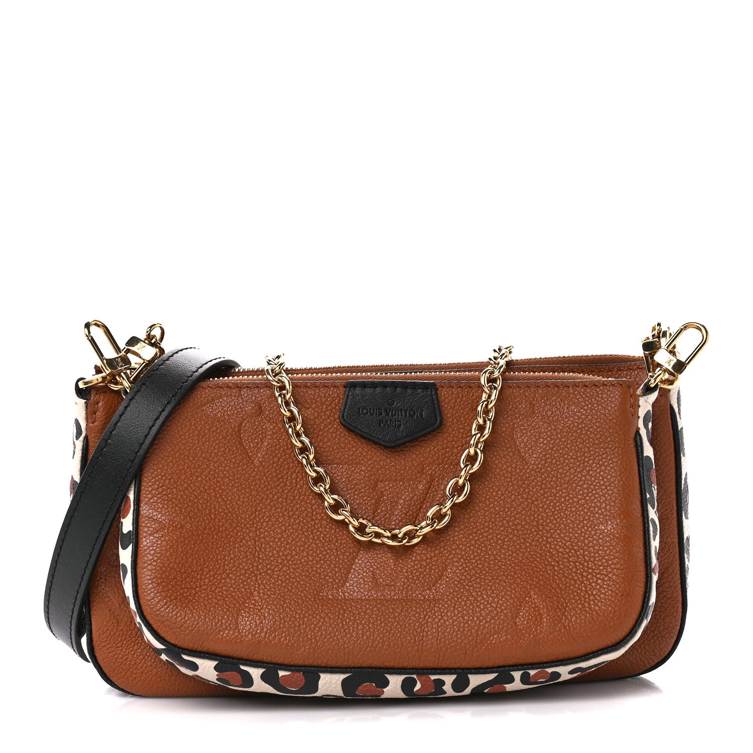 Louis Vuitton Empreinte Monogram Giant Wild At Heart Multi Pochette Accessories Caramel 1 of 12