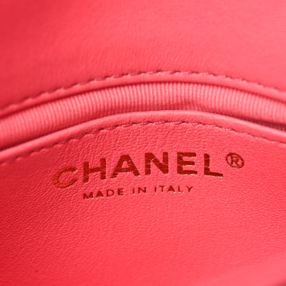 Chanel Lambskin Quilted Mini Funky Town Flap Pink 6 of 9