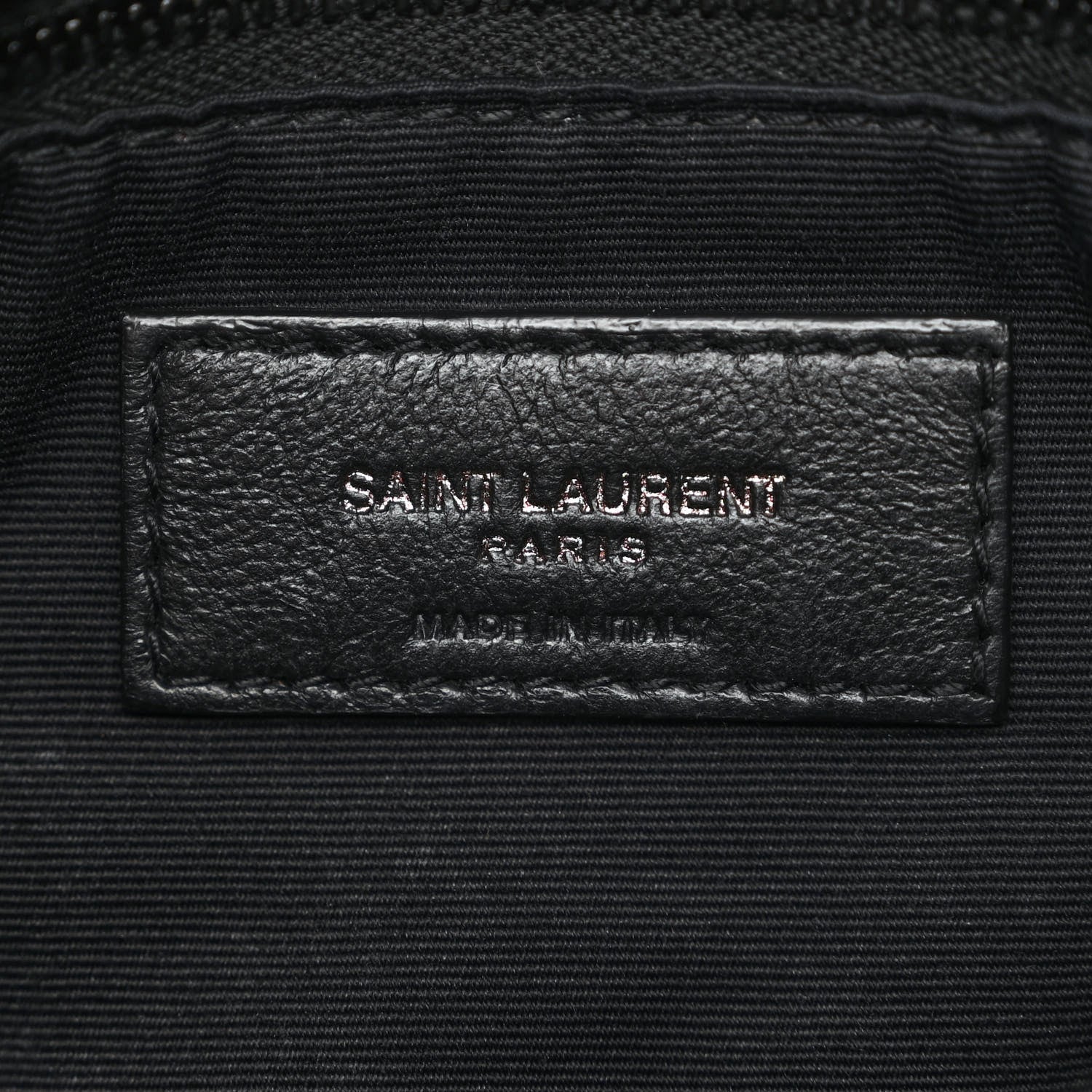 Saint Laurent Lambskin Quilted Monogram Monochrome Small Loulou Puffer Chain Satchel Black 6 of 10
