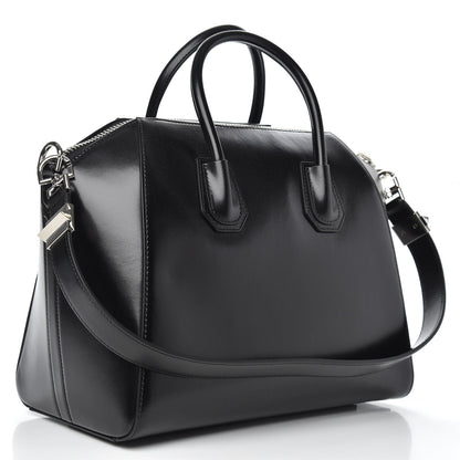 Givenchy Shiny Lord Calfskin Medium Antigona Black 3 of 10