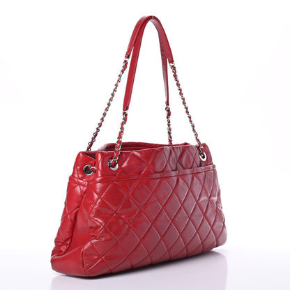 Chanel Caviar Quilted Timeless CC Soft Tote Red 2 of 4