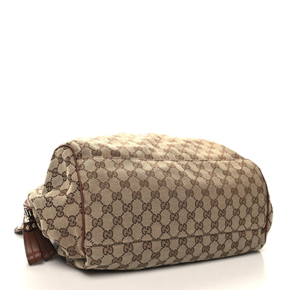 Gucci Monogram Medium Sukey Boston Brown 5 of 11