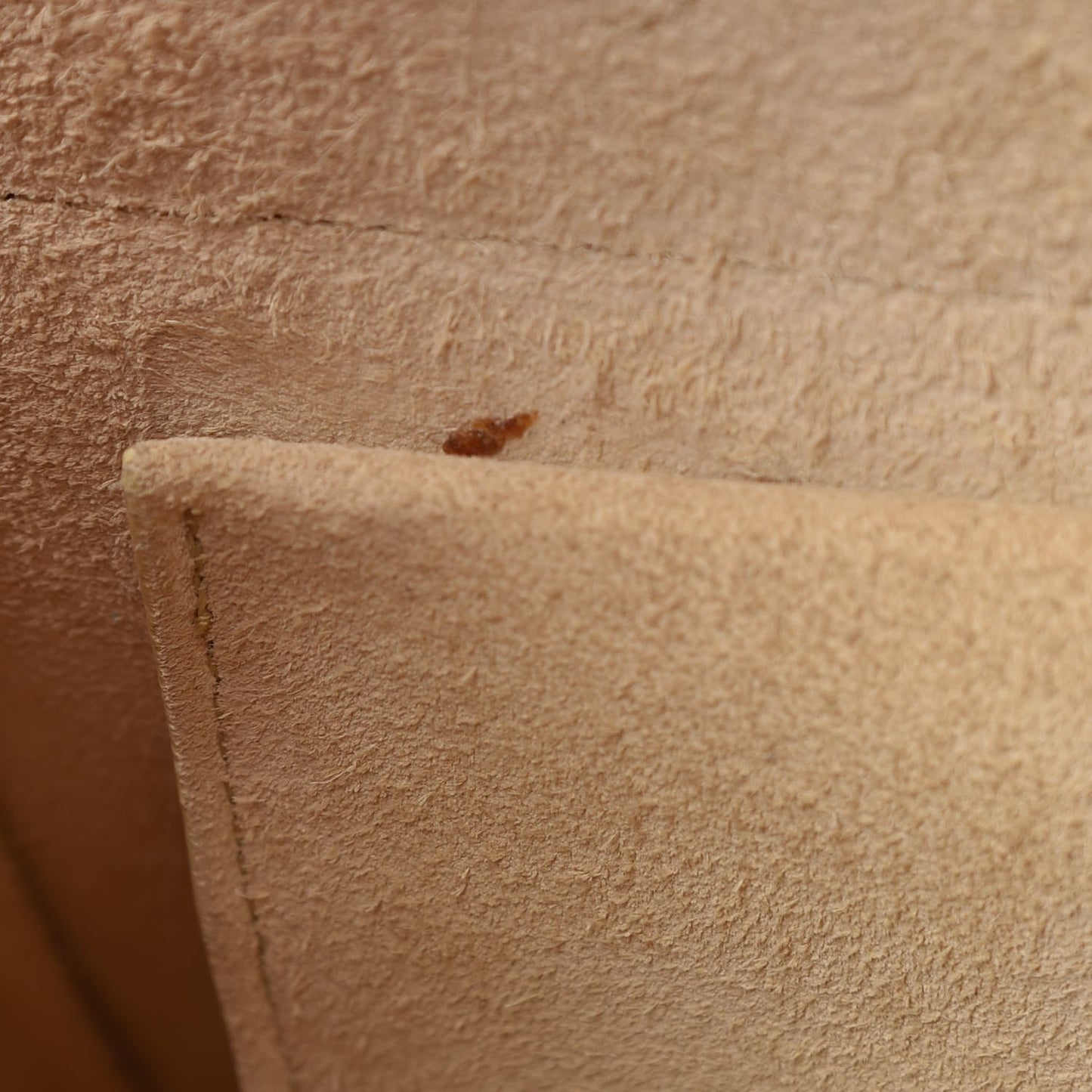 Drummed Calfskin Mini Belt Bag Cream