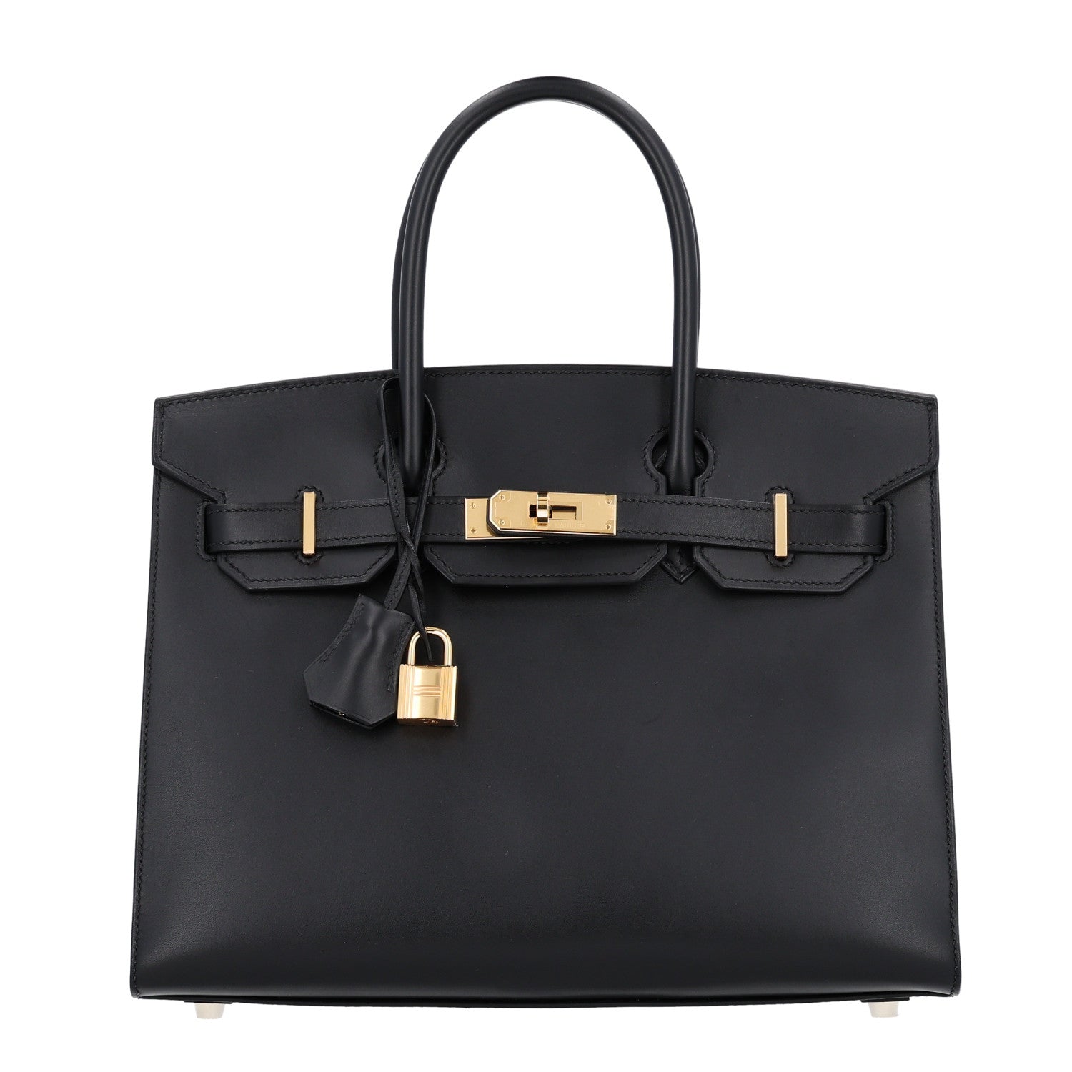 Hermes Veau Monsieur Birkin Sellier 30 Black 1 of 10