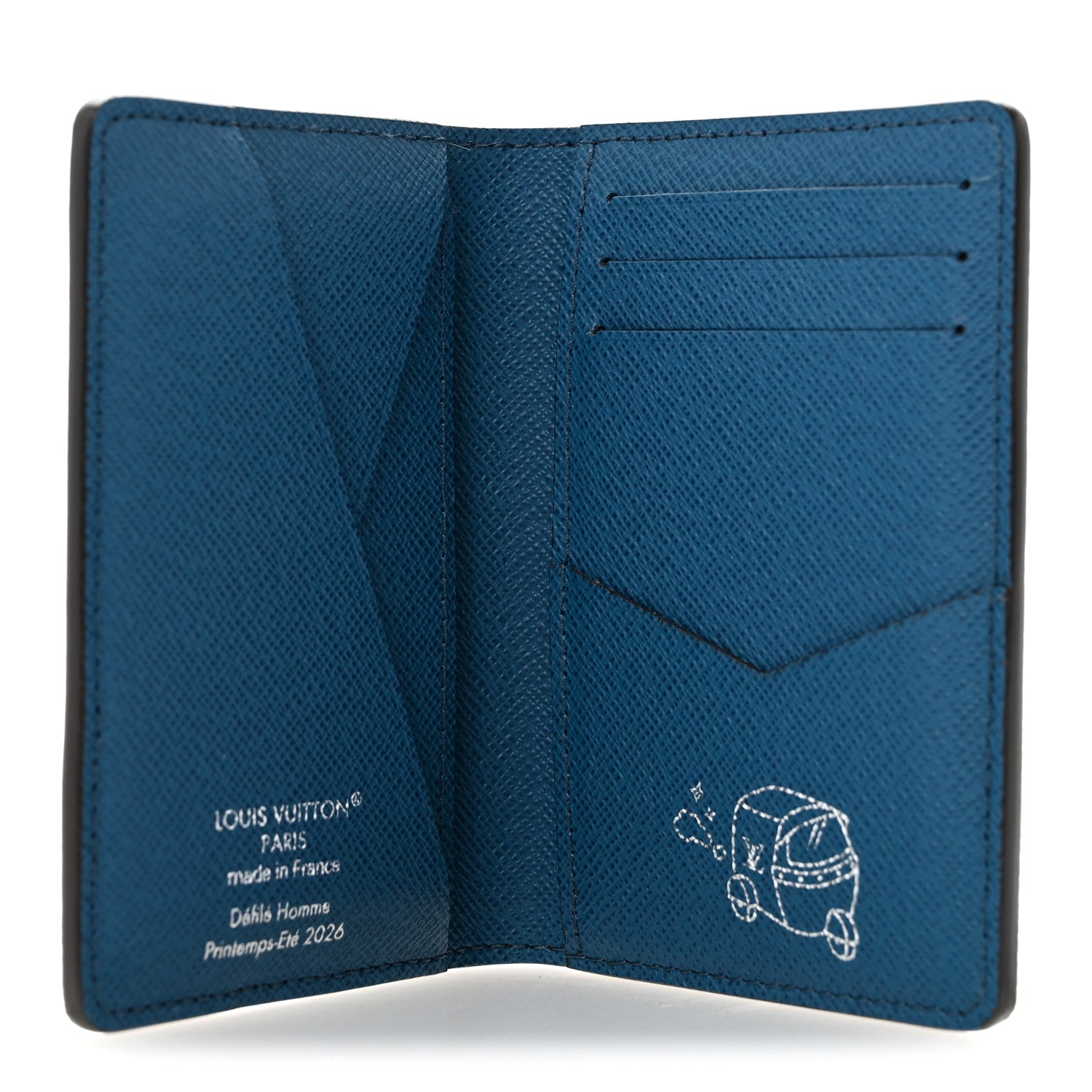 Louis Vuitton Monogram Pigment Pocket Organizer Blue 5 of 6