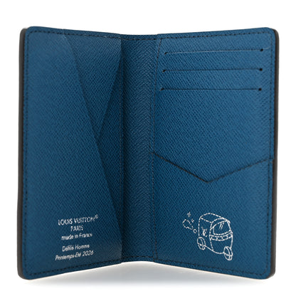 Louis Vuitton Monogram Pigment Pocket Organizer Blue 5 of 6
