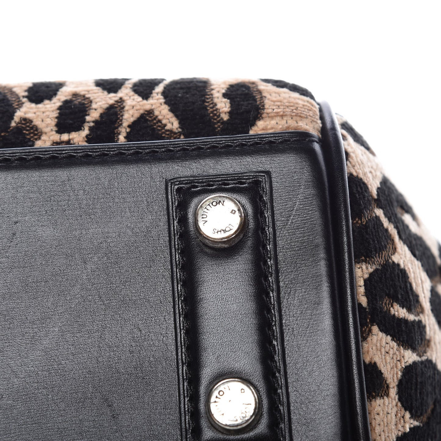 Jacquard Velvet Leopard Print Stephen Sprouse Baby Bag