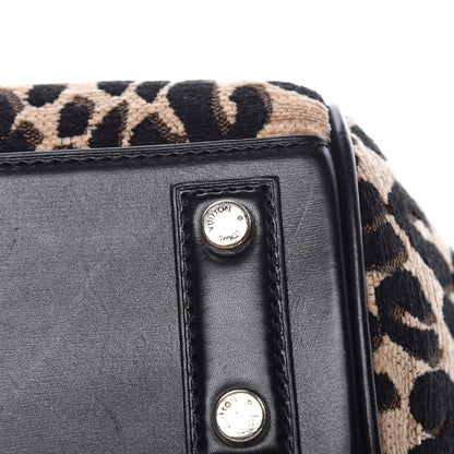Louis Vuitton Jacquard Velvet Leopard Print Stephen Sprouse Baby Bag 14 of 17