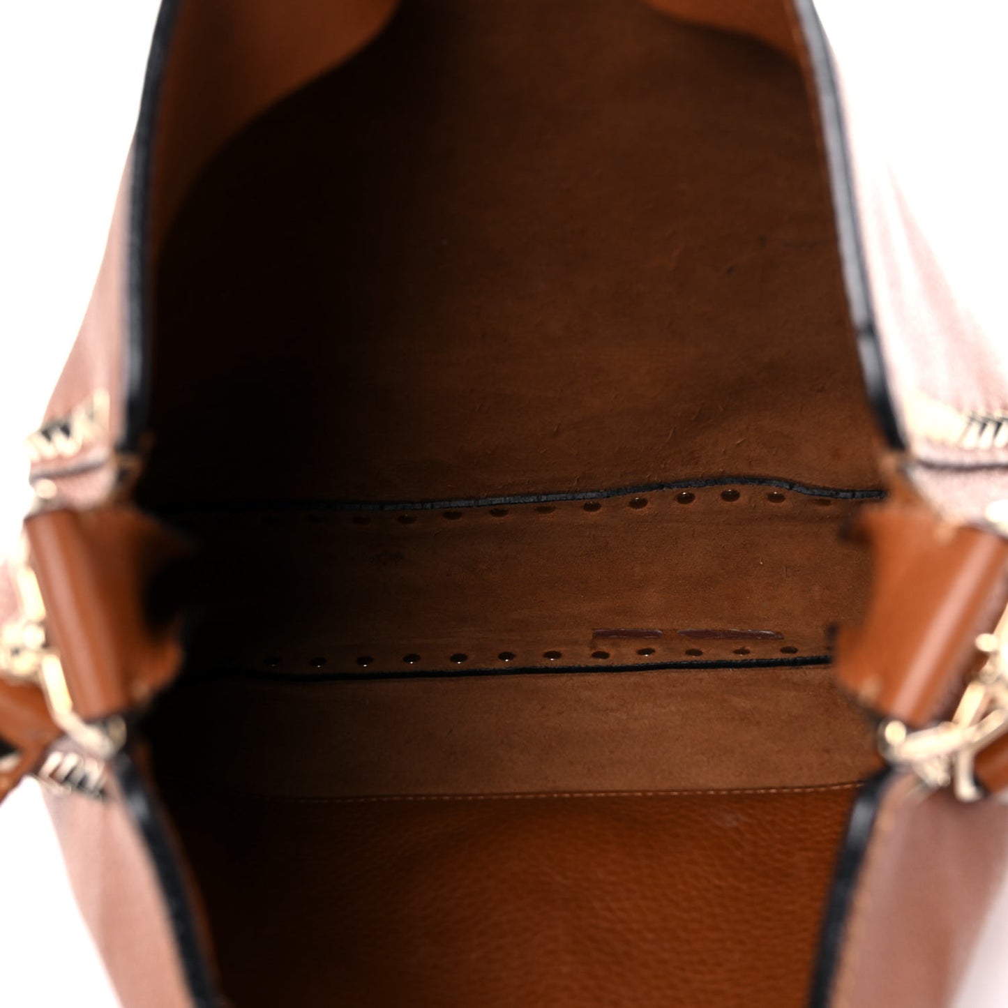 Pebbled Calfskin Large Rockstud Flip-Lock Messenger Bag Light Cuir