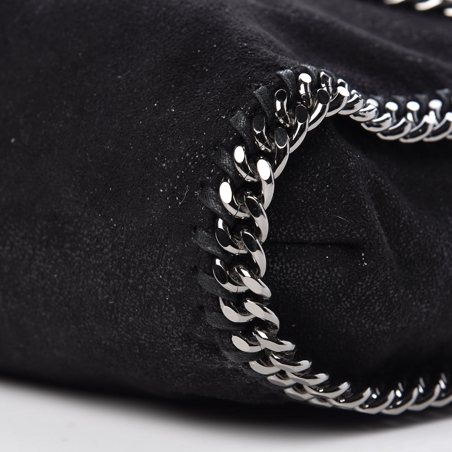 Shaggy Deer Small Falabella Tote Black