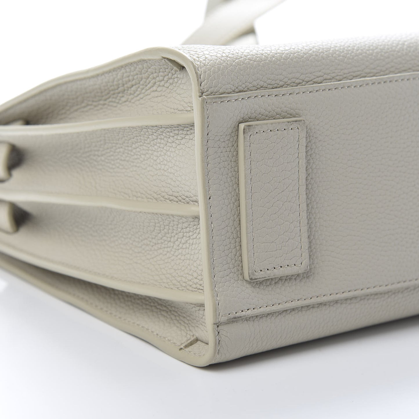 Grained Calfskin Baby Sac De Jour Souple Ivory