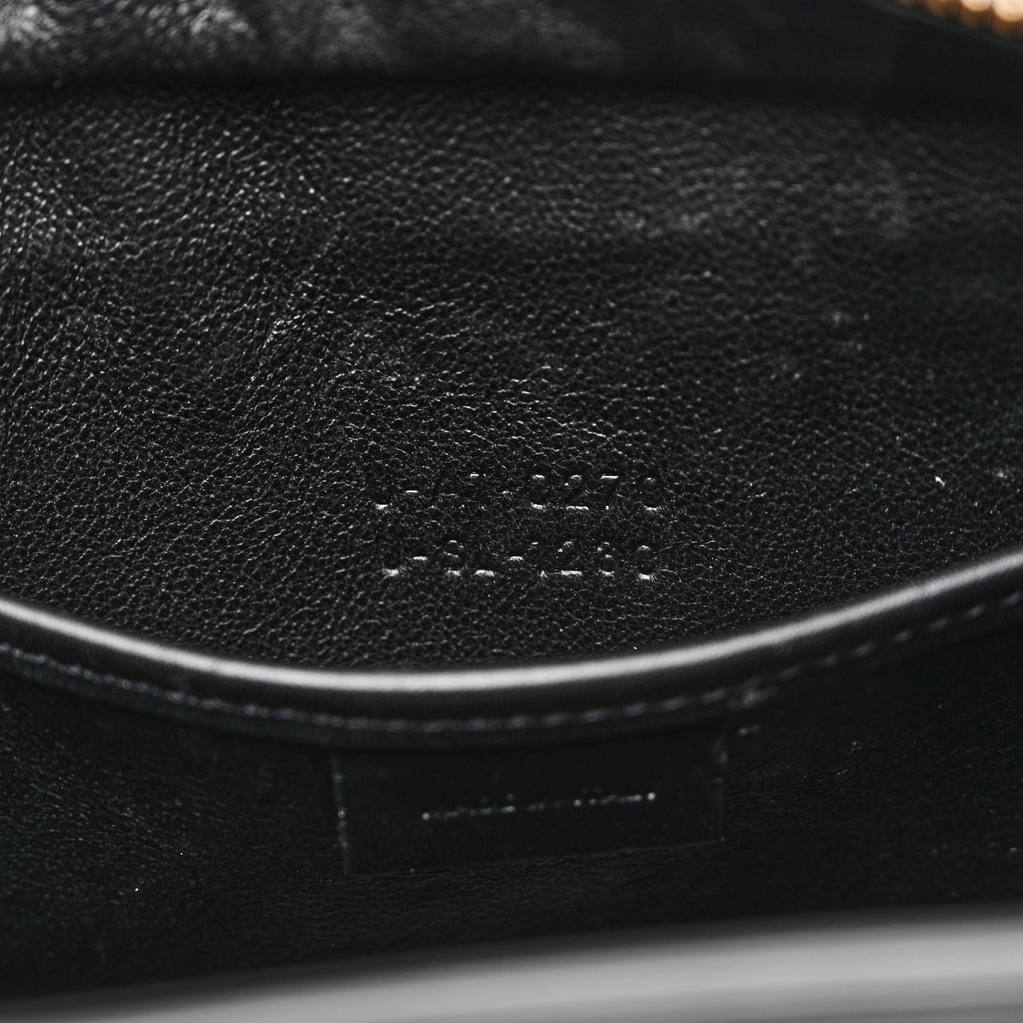 Calfskin Lambskin Canvas Jacquard Floral Nano Luggage Black