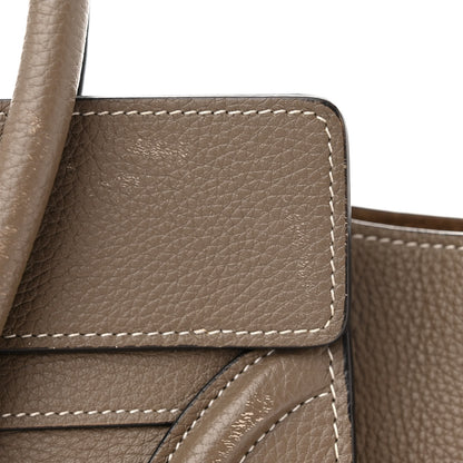 Celine Smooth Calfskin Interstice Micro Luggage Light Taupe 18 of 18