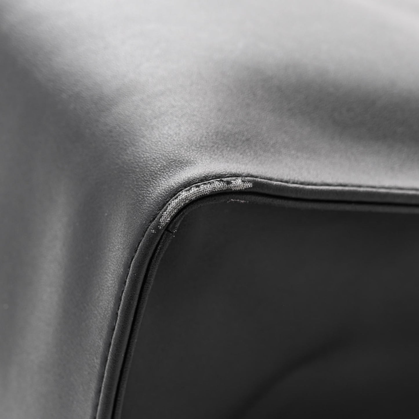 Vegan Leather Medium Shopping Bag Black