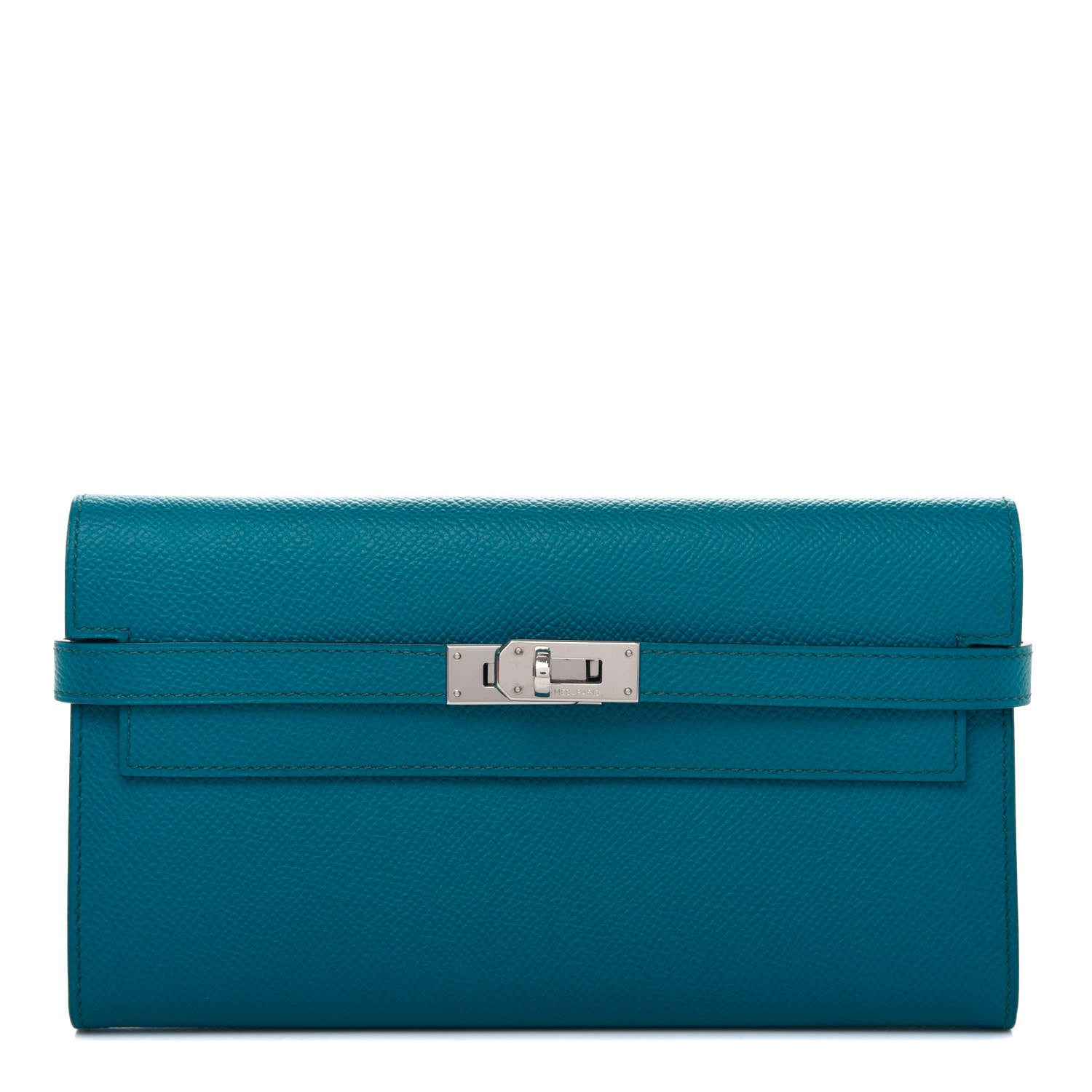 Hermes Epsom Kelly Longue Wallet Bleu Izmir 1 of 7