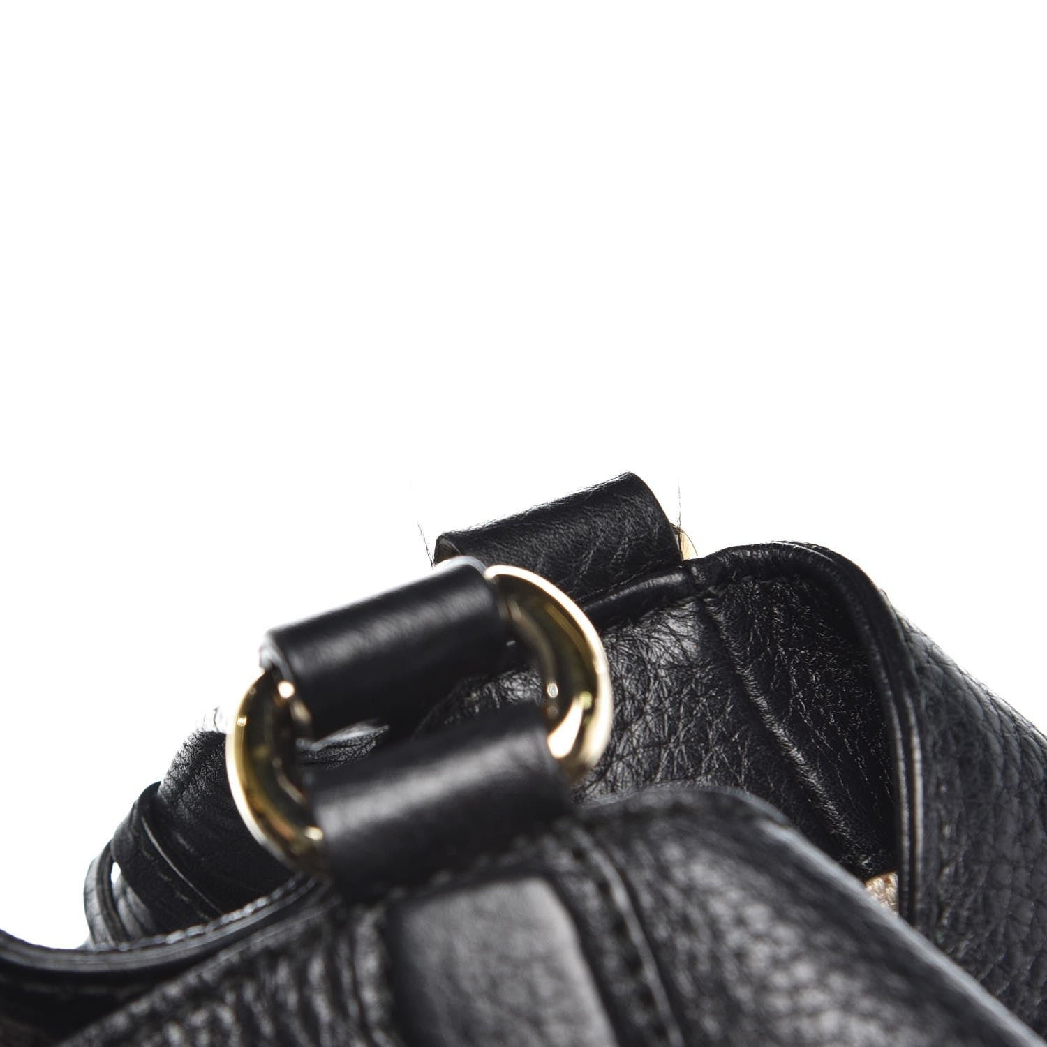 Gucci Pebbled Calfskin Medium Soho Shoulder Bag Black 12 of 14