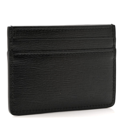 Gucci Calfskin Script Card Holder Black 3 of 7