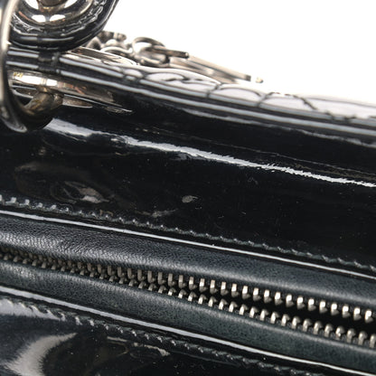 Christian Dior Patent Cannage Medium Lady Dior Black 10 of 11