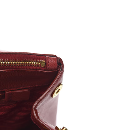 Prada Saffiano Medium Galleria Double Zip Tote Fuoco 8 of 18