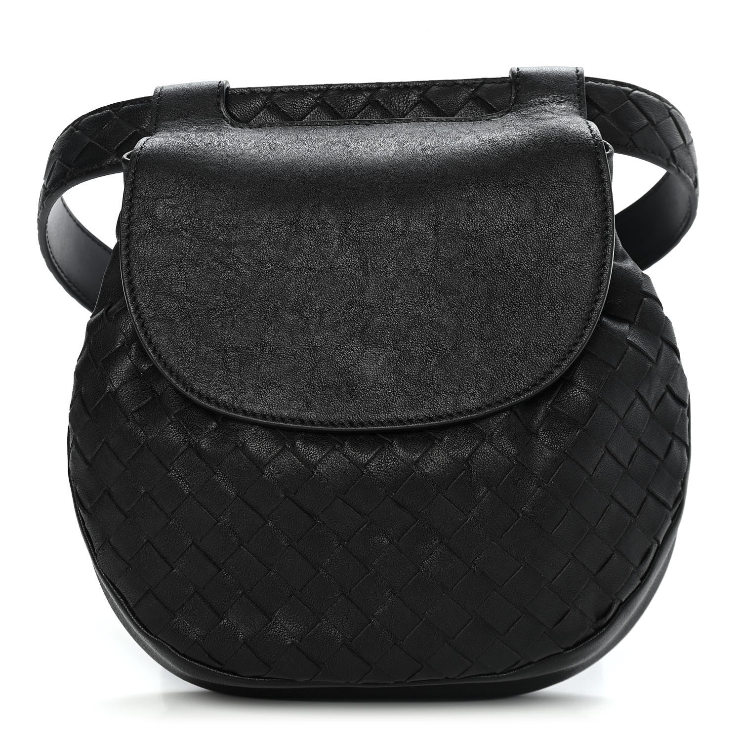 Bottega Veneta Nappa Intrecciato Belt Bag Black 1 of 10