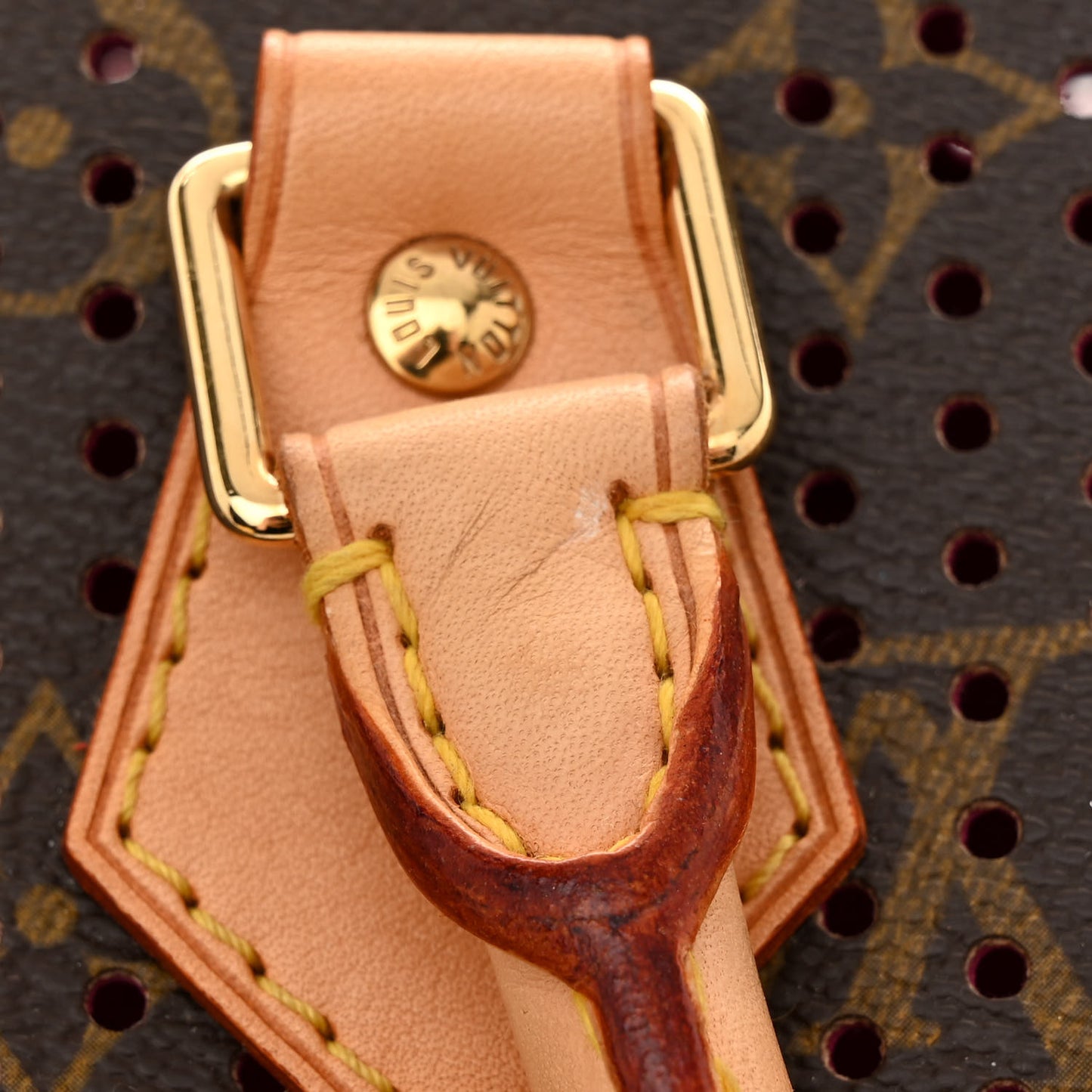 Monogram Perforated Speedy 30 Fuchsia