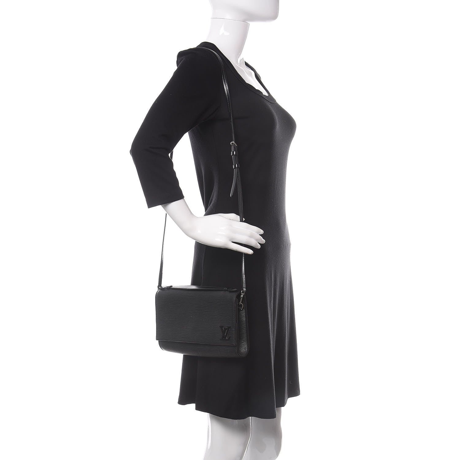 Louis Vuitton Epi Clery Black 2 of 13