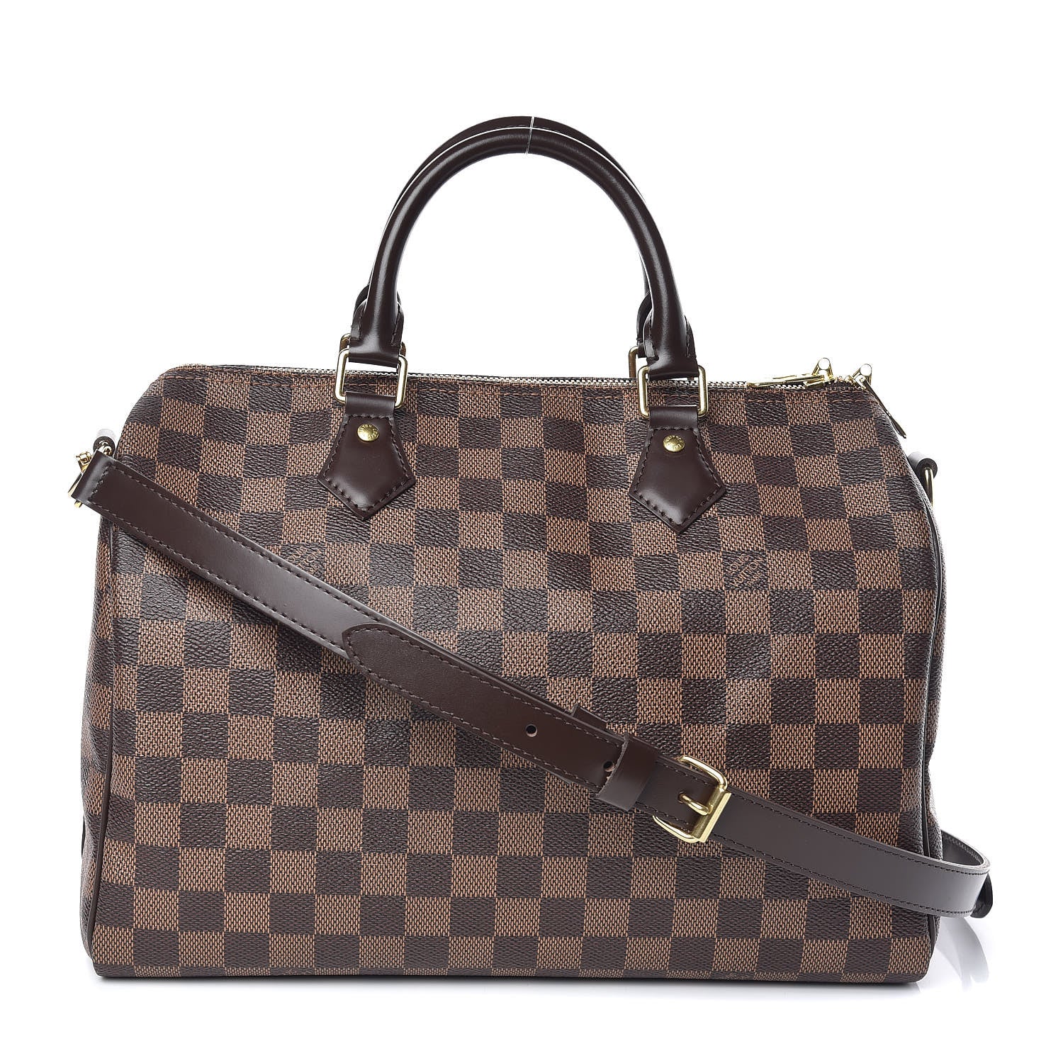 Louis Vuitton Damier Ebene Speedy Bandouliere 30 1 of 10