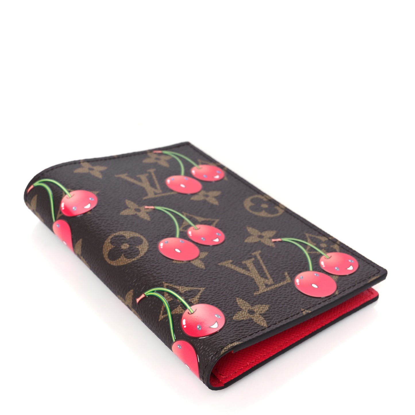 LV X TM Monogram Cerises Passport Cover