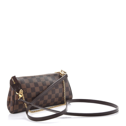 Louis Vuitton Damier Ebene Eva Clutch 3 of 10