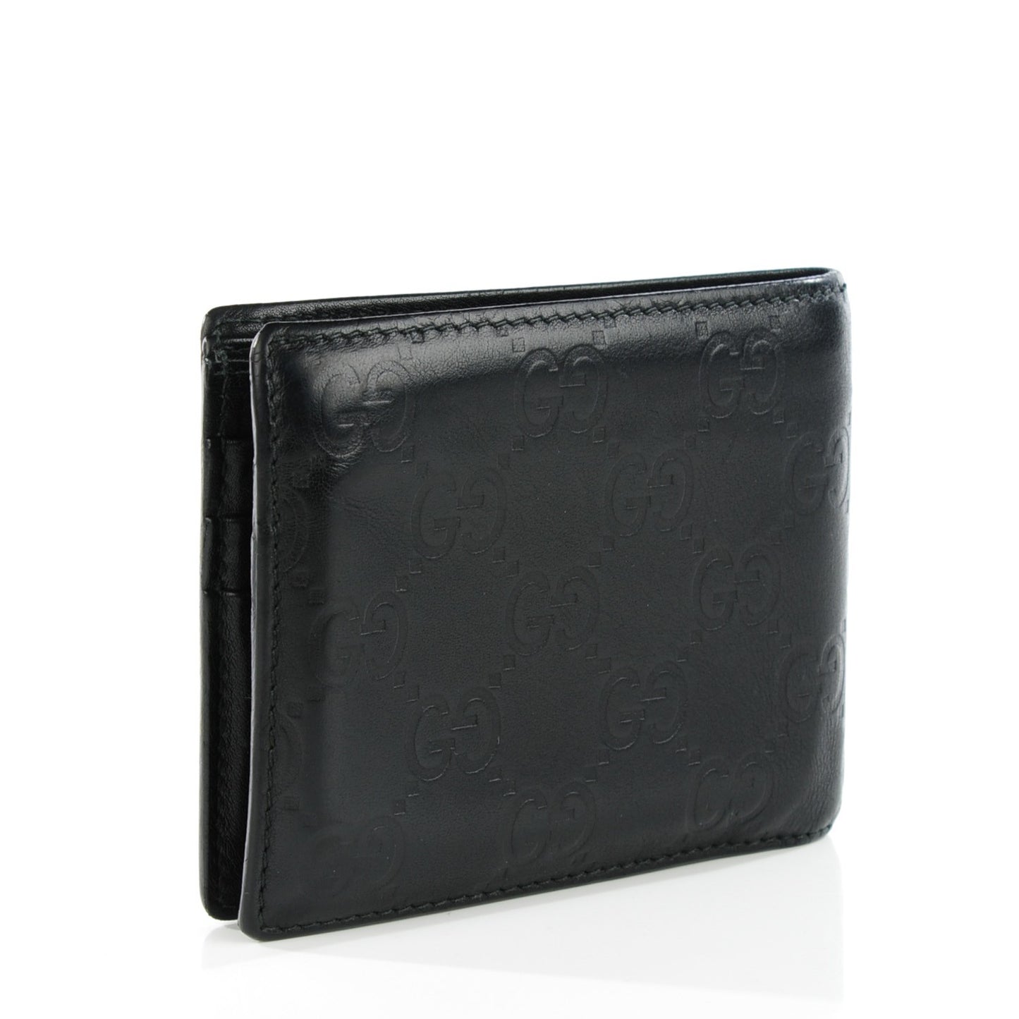 Guccissima Avel Bi-Fold Wallet Black