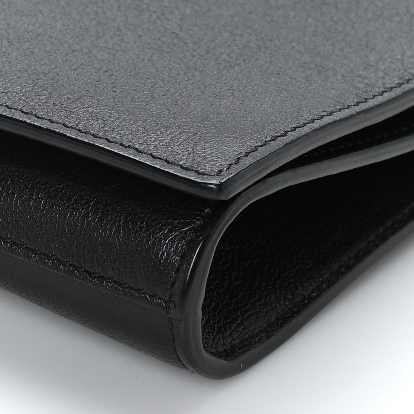 Calfskin Monogram Large Belle De Jour Clutch Black