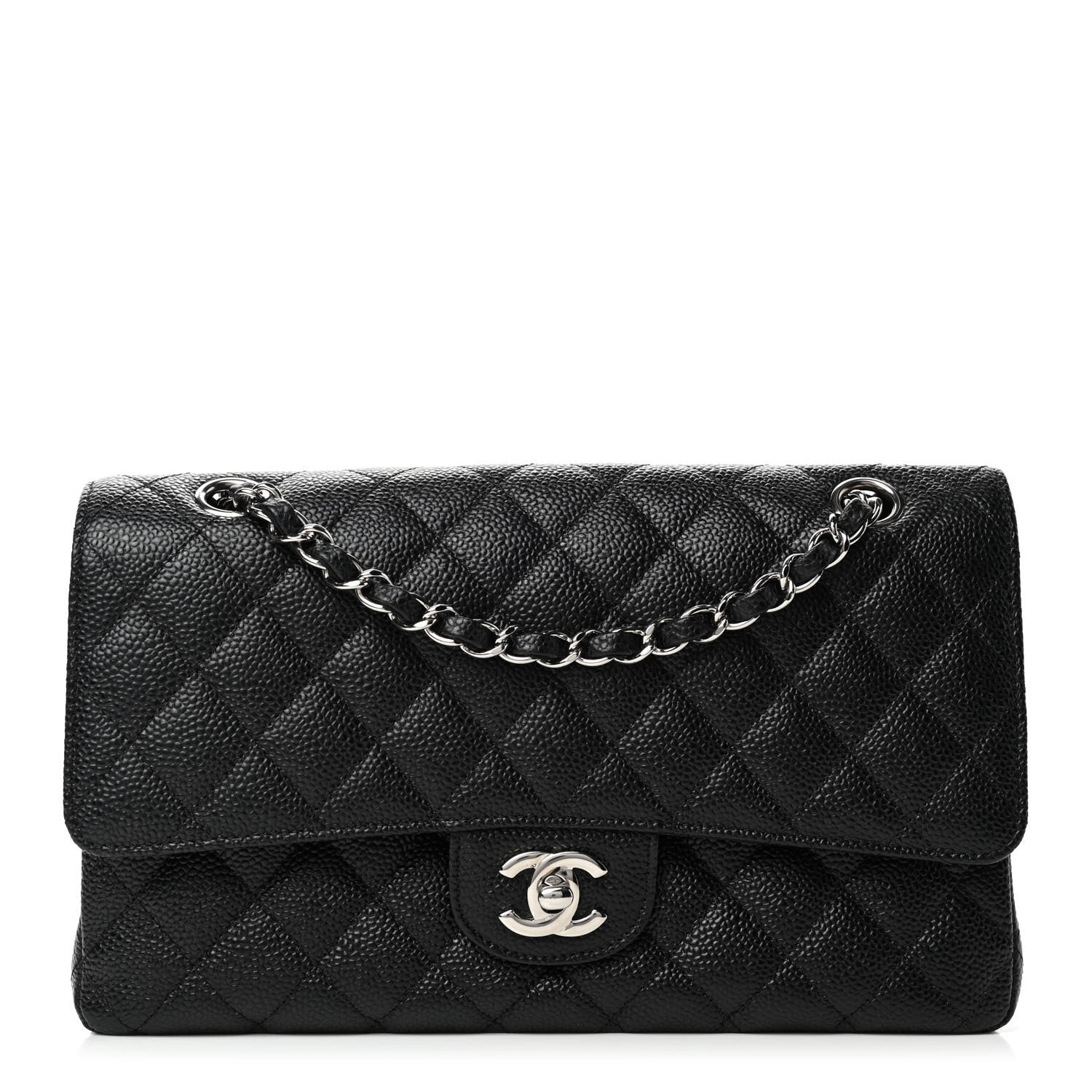 Chanel Caviar Quilted Medium Double Flap Black 1 of 4