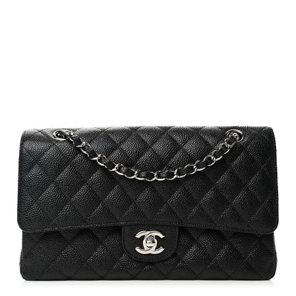 Chanel Caviar Quilted Medium Double Flap Black 1 of 4
