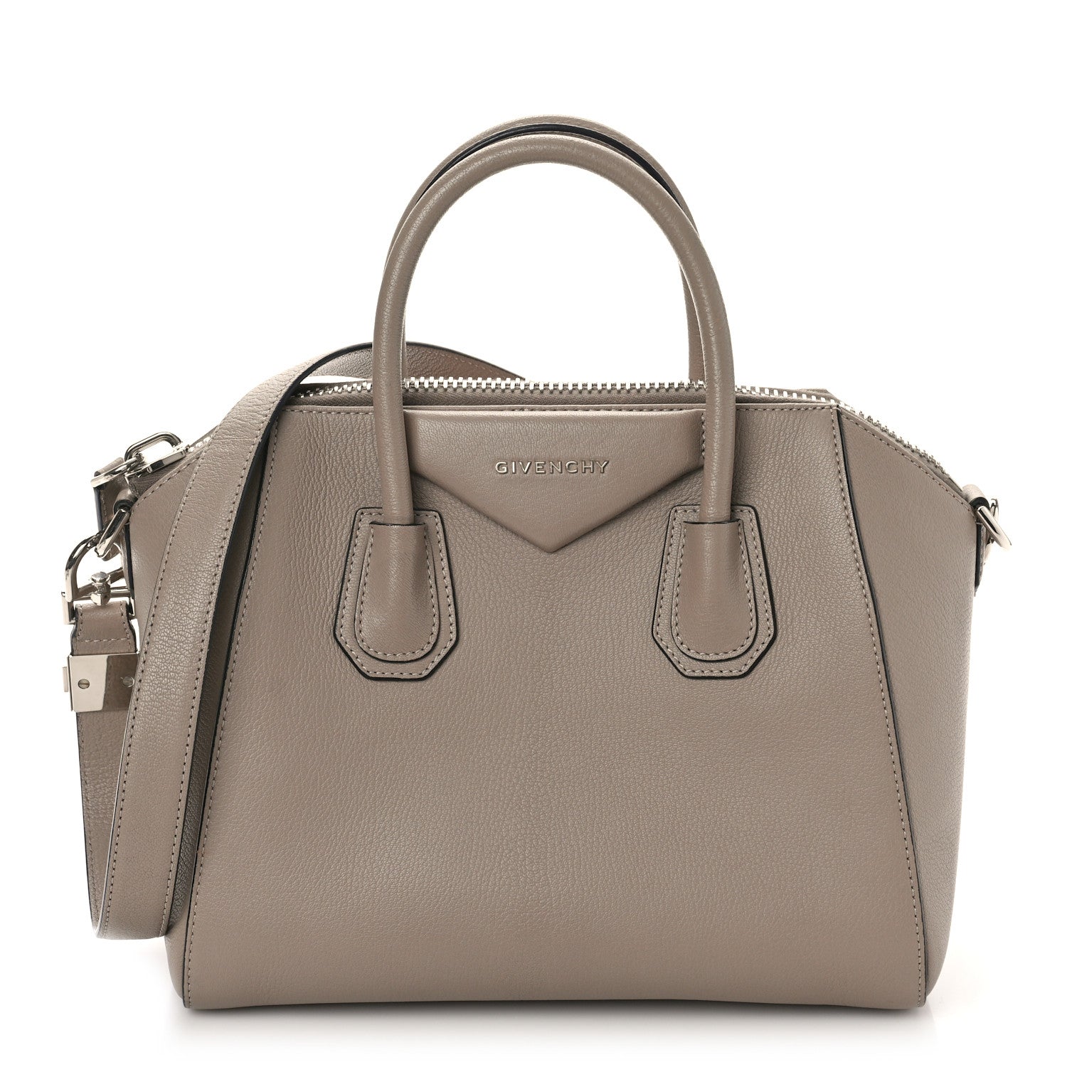 Givenchy Sugar Goatskin Small Antigona Mastic 1 of 8