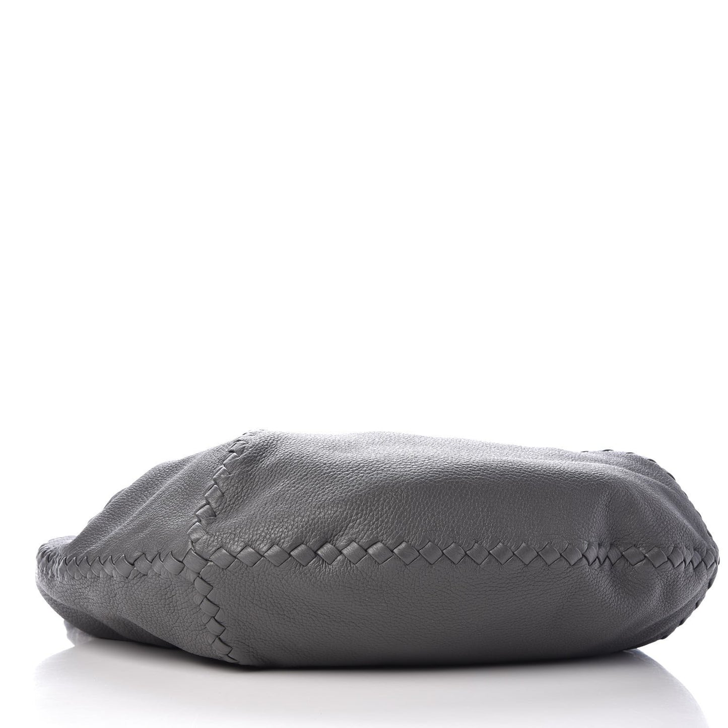 Cervo Deerskin Large Hobo Light Grey