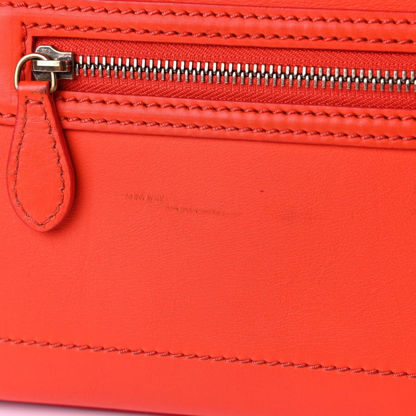 Smooth Calfskin Mini Luggage Orange