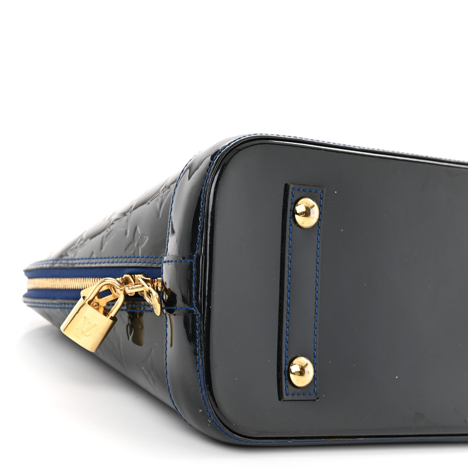 Louis Vuitton Vernis Alma PM Blue Infini 8 of 10
