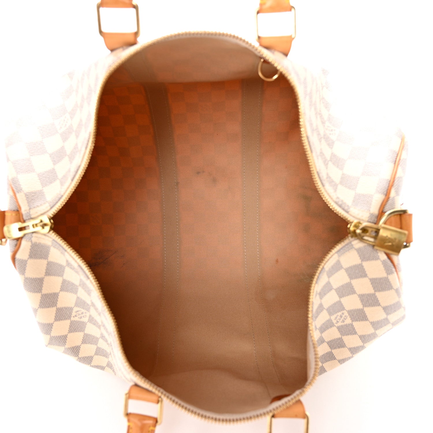 Louis Vuitton Damier Azur Keepall Bandouliere 45 4 of 13