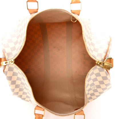 Louis Vuitton Damier Azur Keepall Bandouliere 45 4 of 13