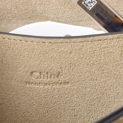 Chloe Suede Calfskin Small Faye Shoulder Bag Carbon Brown 6 of 8