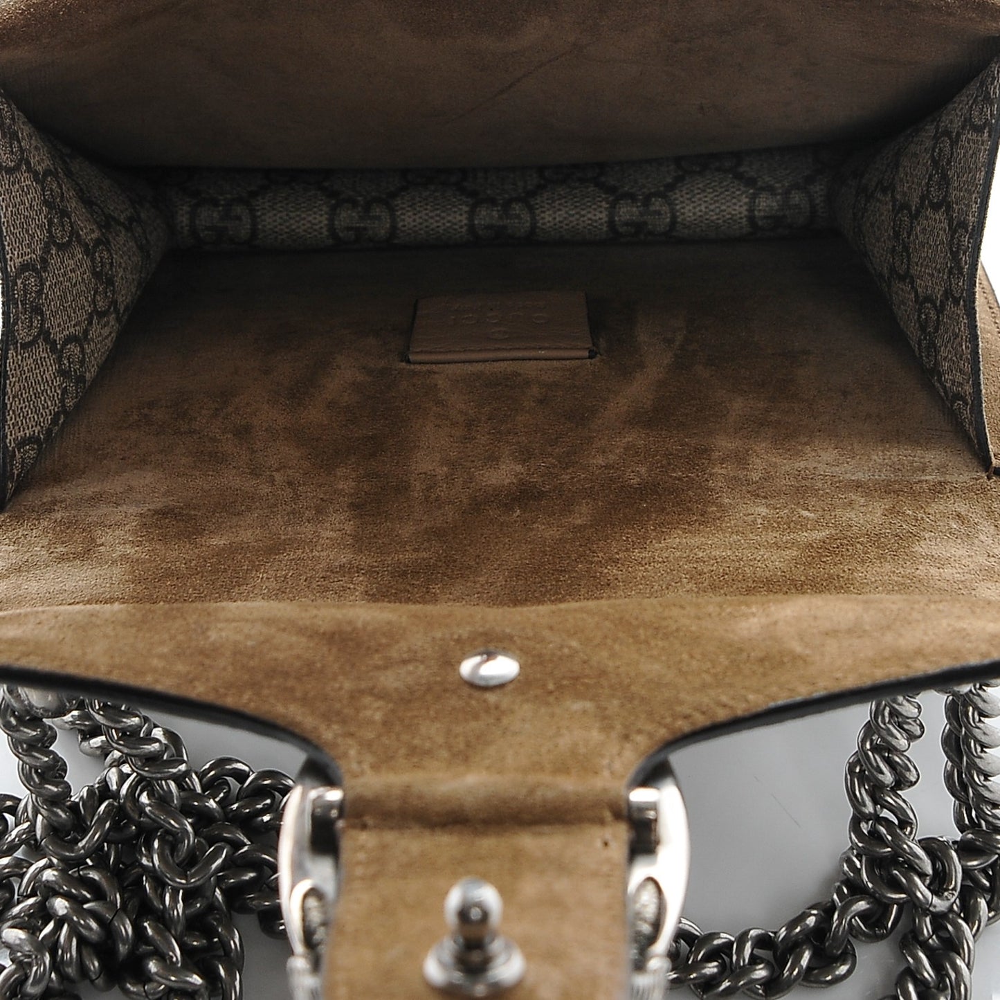 GG Supreme Monogram Mini Dionysus Shoulder Bag Taupe
