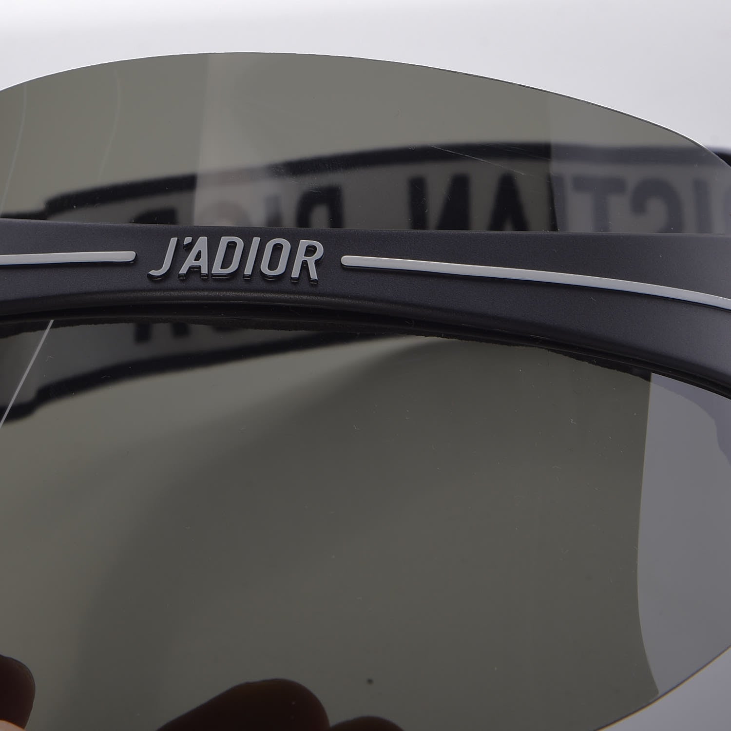 Christian Dior Mirrored DiorClub1 Sun Visor Black 8 of 9