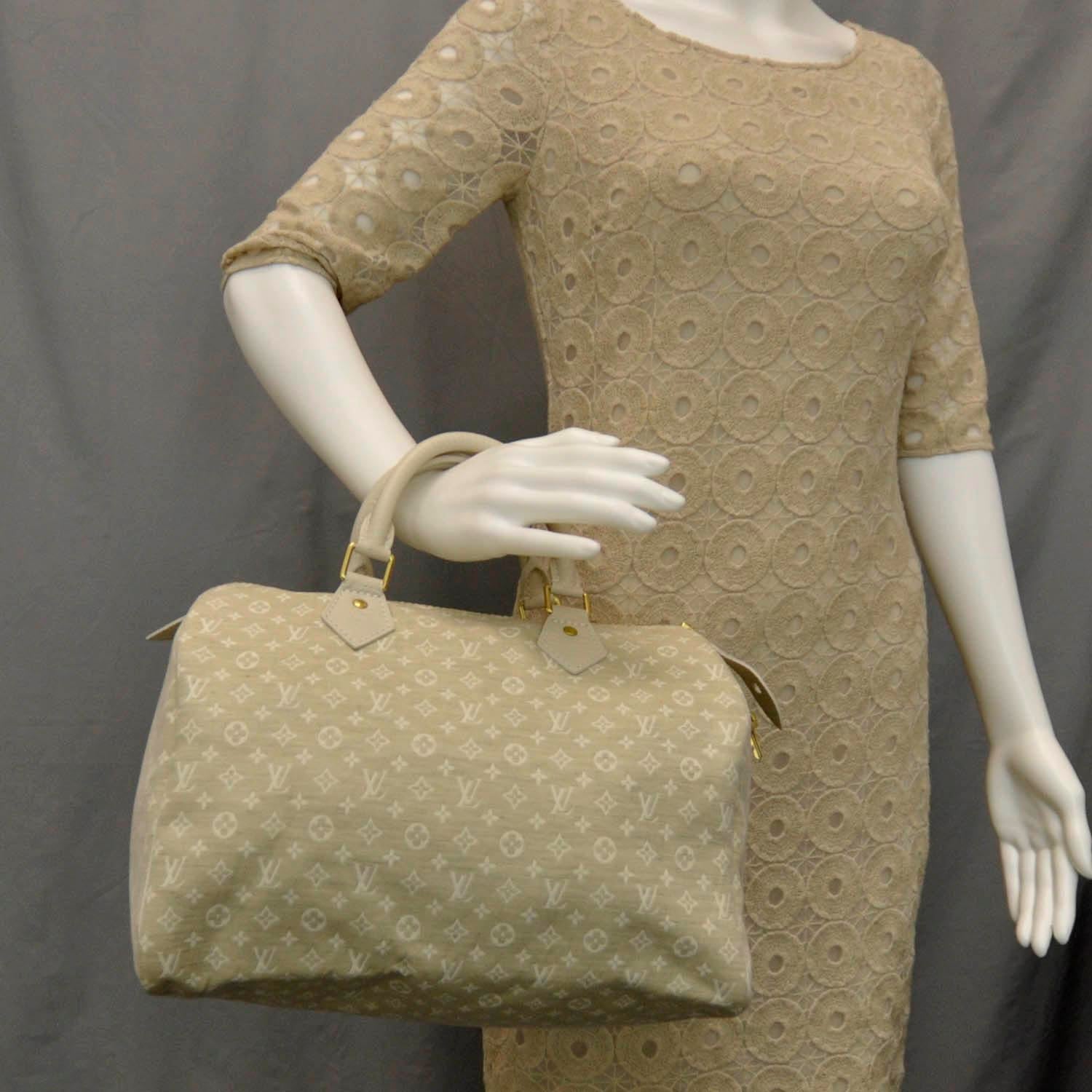 Louis Vuitton Mini Lin Speedy 30 Dune 2 of 7